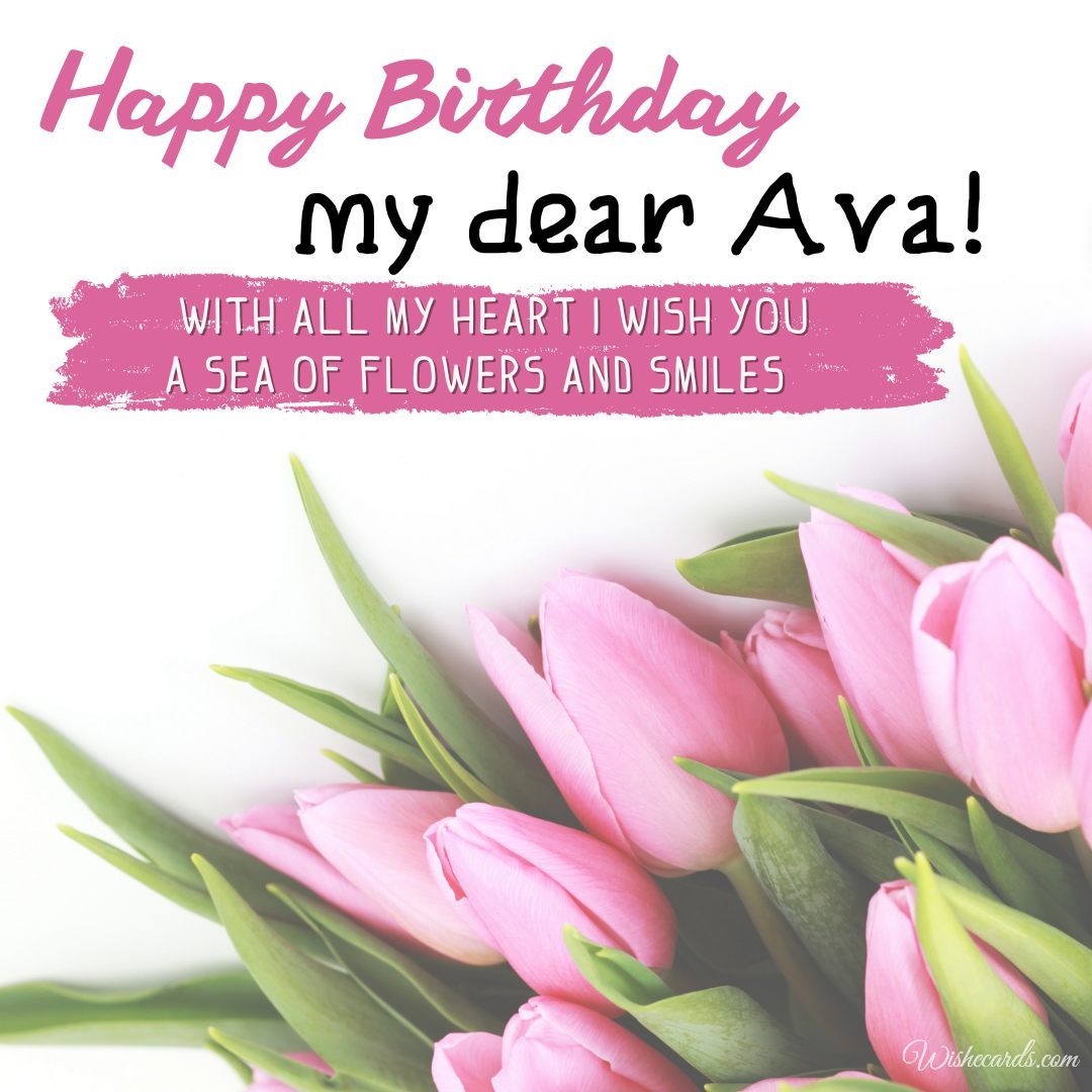 Happy Birthday to Ava