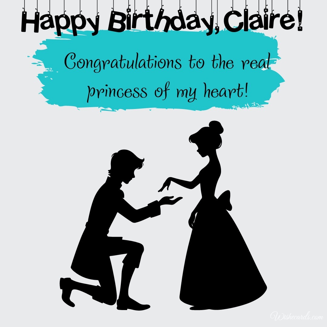 Happy Birthday to Claire