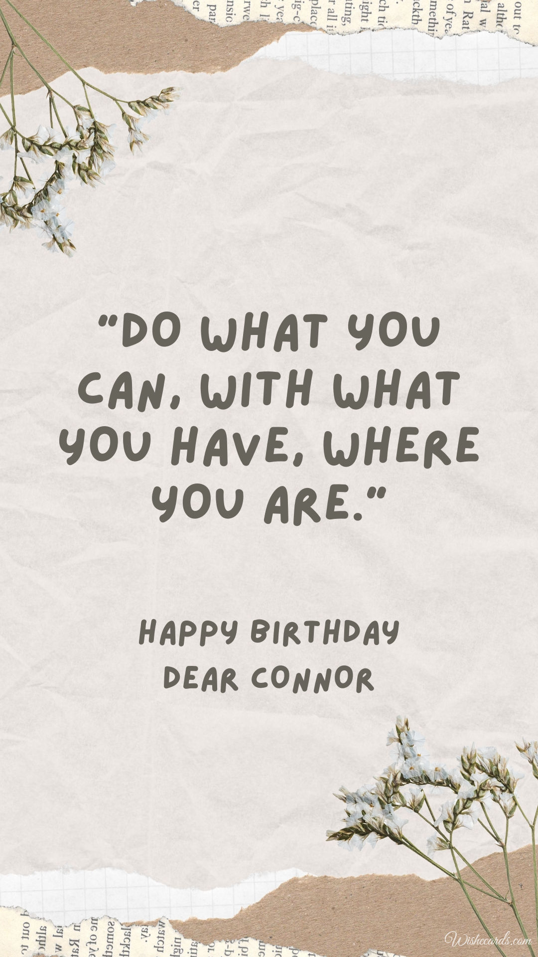 Happy Birthday to Connor