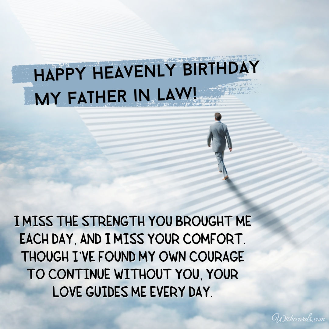 Happy Birthday to My Father in Law in Heaven