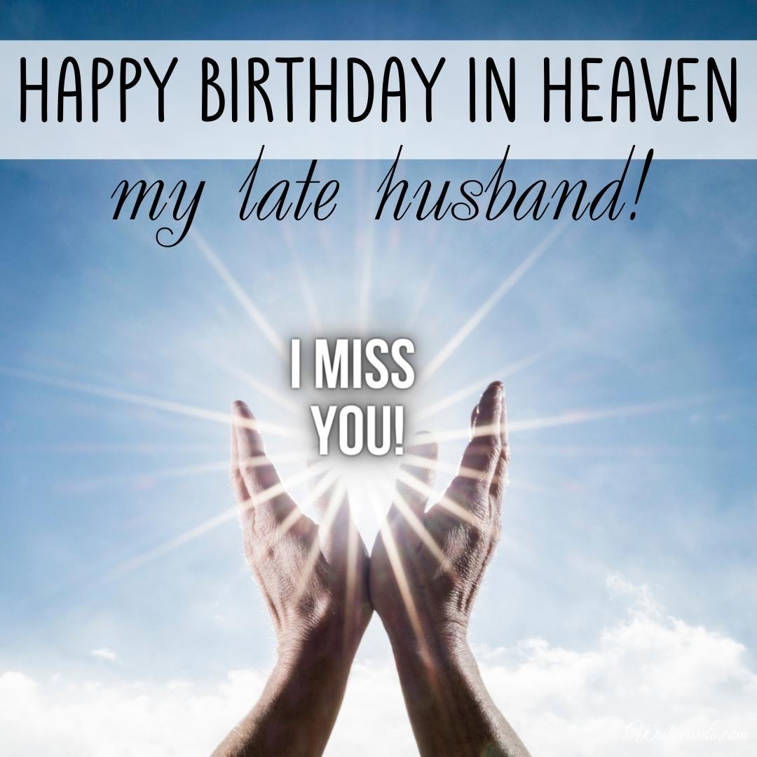 Happy Birthday to My Late Husband