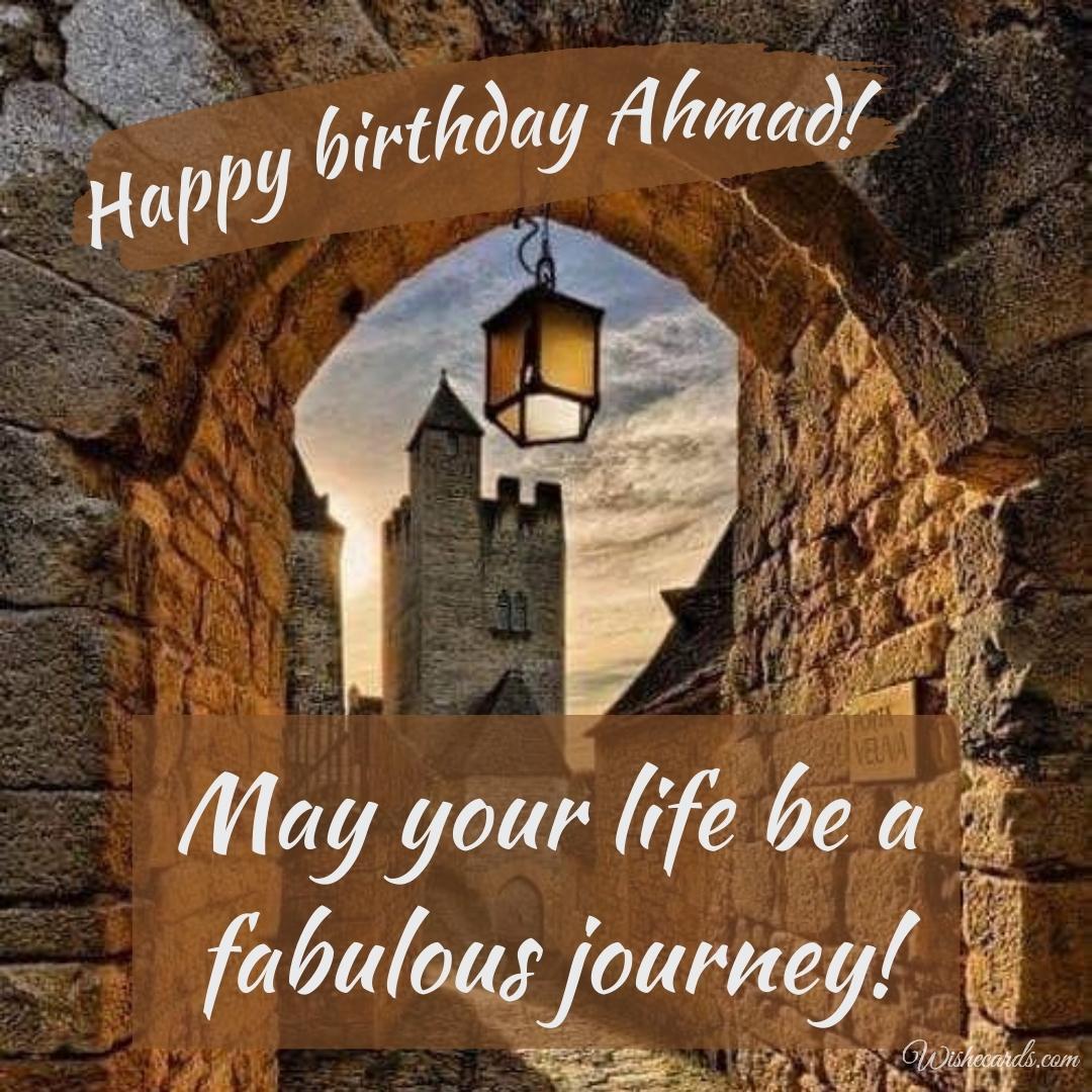 Happy Birthday to You Ahmad