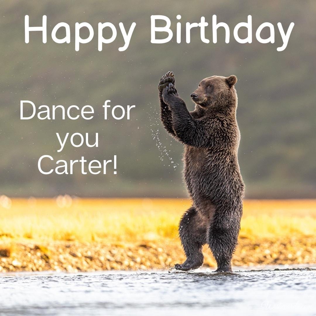 Happy Birthday Wish Ecard For Carter