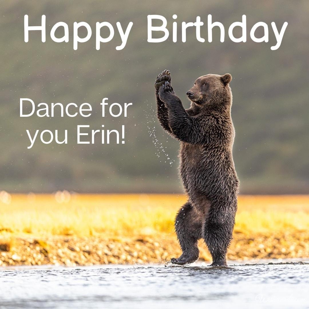 Happy Birthday Wish Ecard For Erin