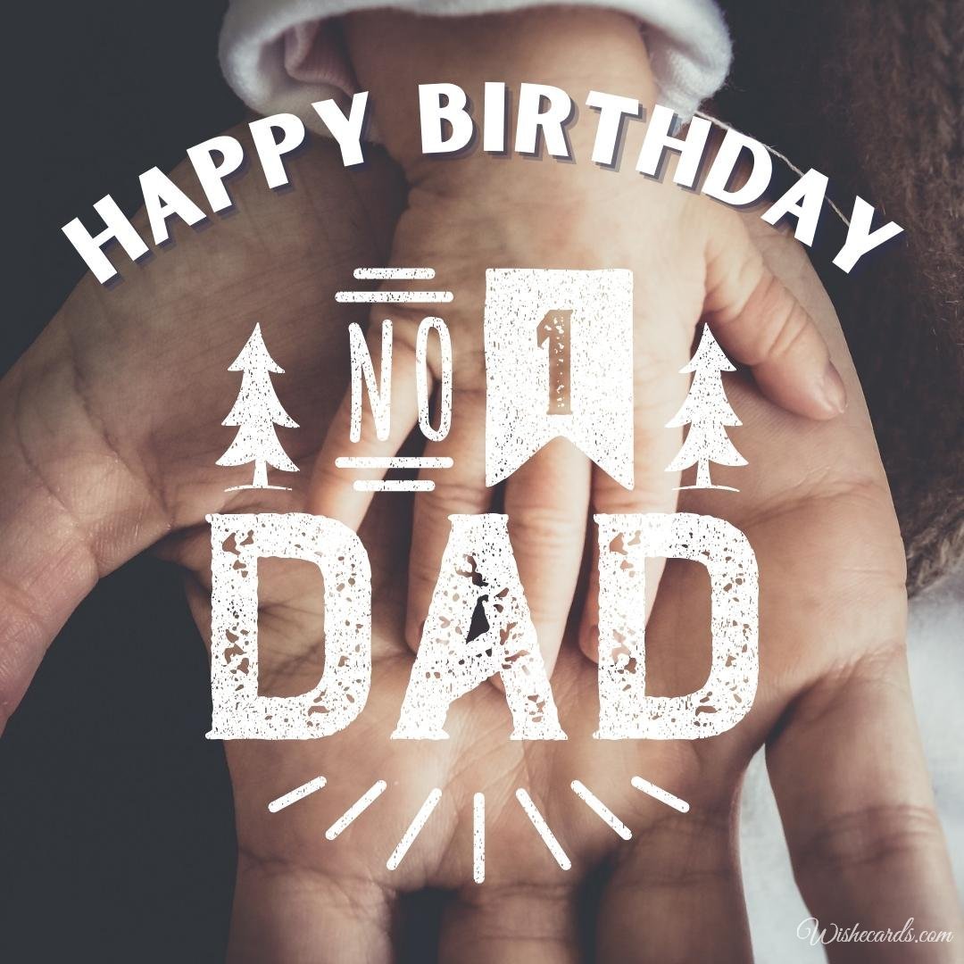 Happy Birthday Wish Ecard for Father