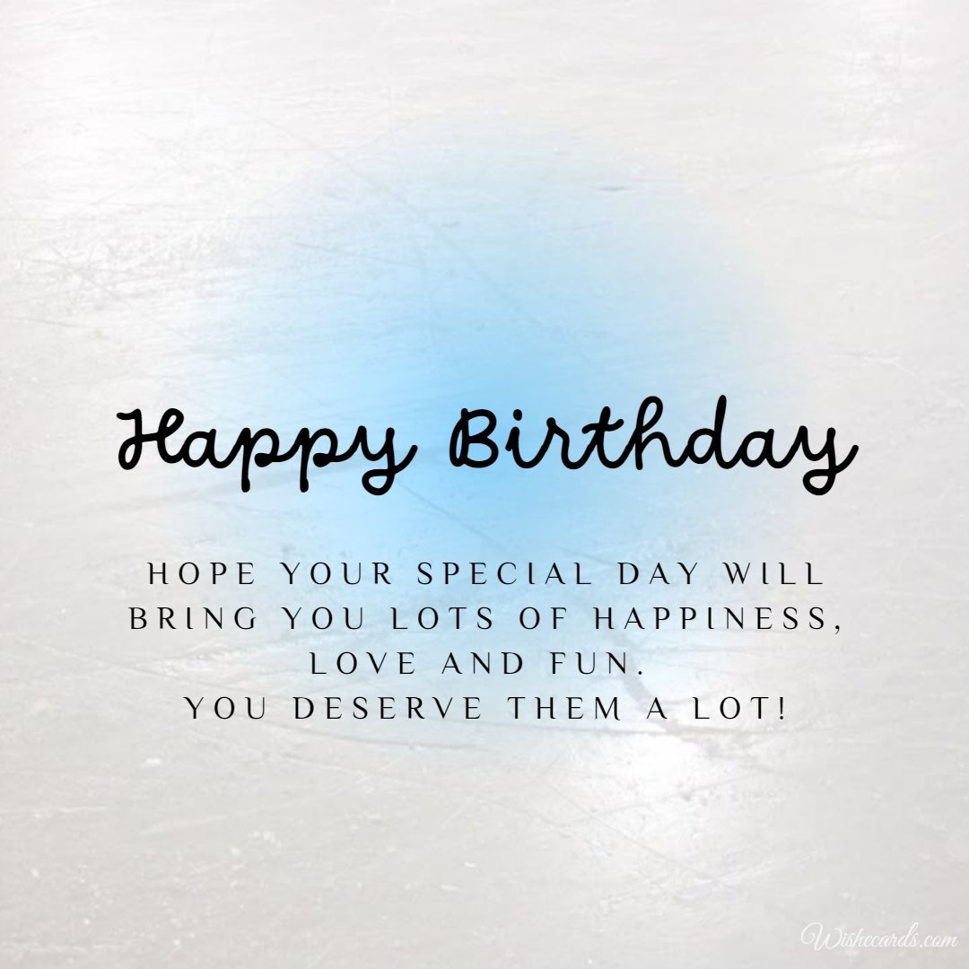 Happy Birthday Wish Ecard To Hockey Player