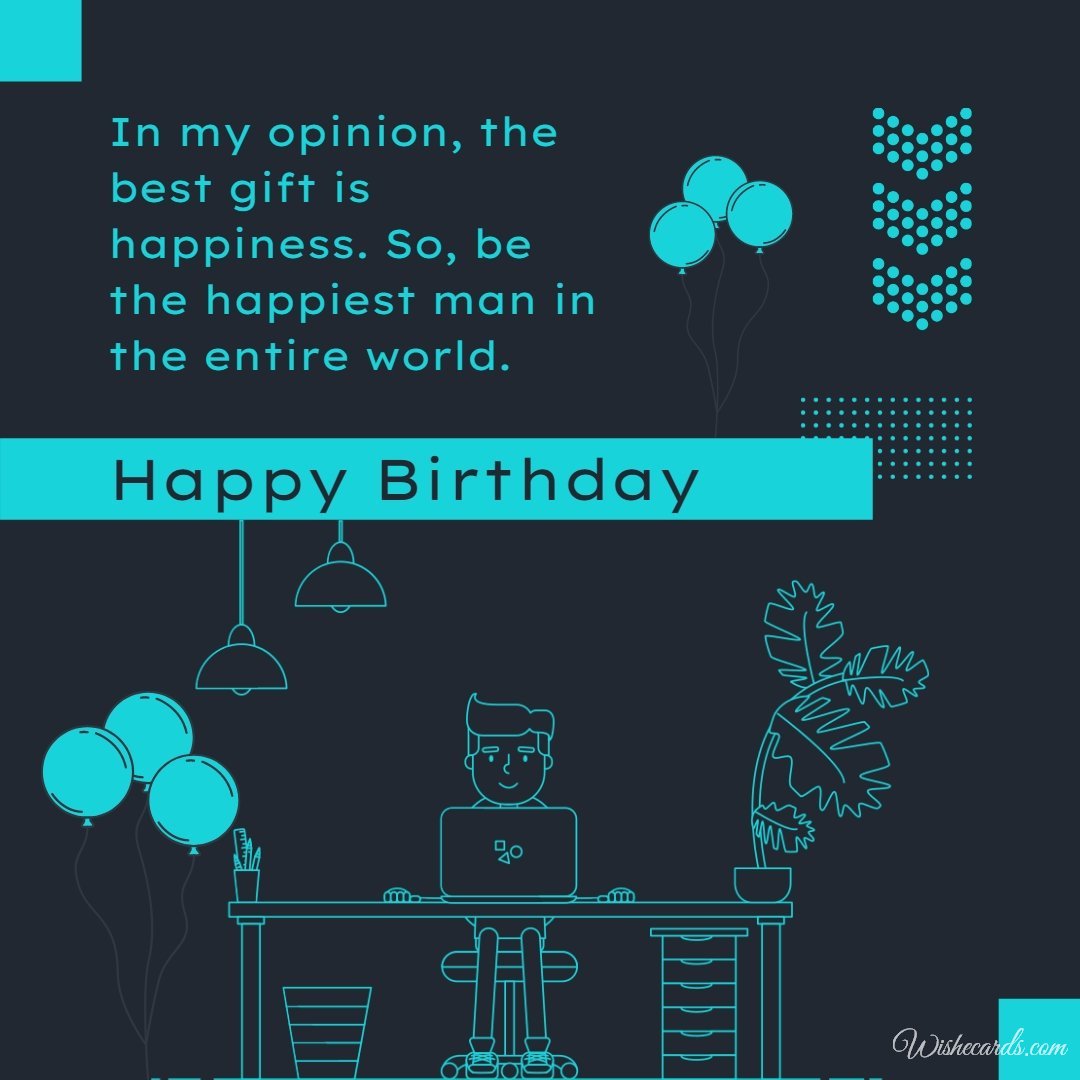 Happy Birthday Wish Ecard To Programmer