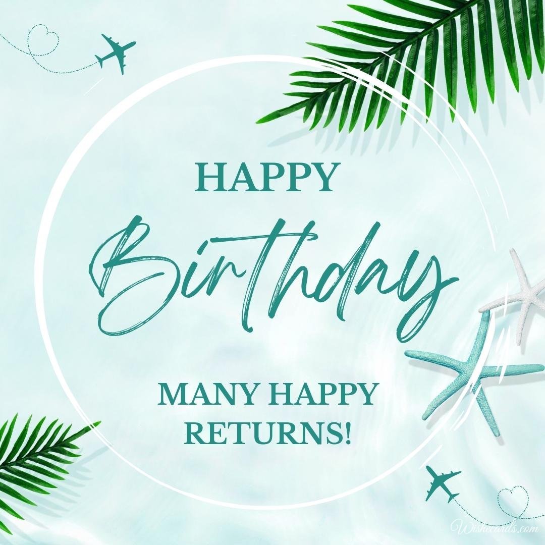 Happy Birthday Wish Ecard To Traveler