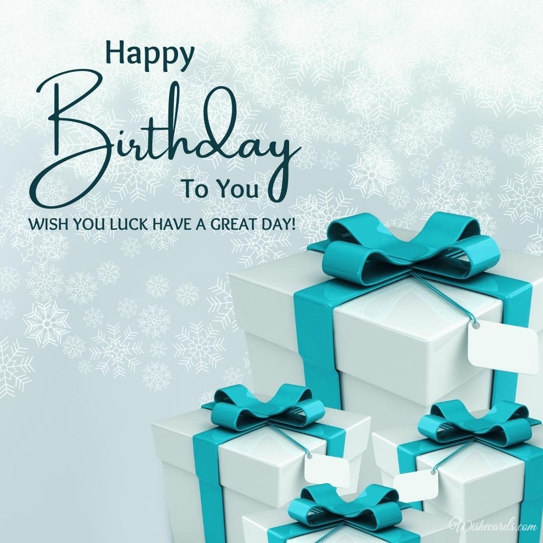 Happy Birthday Wish Greeting Card
