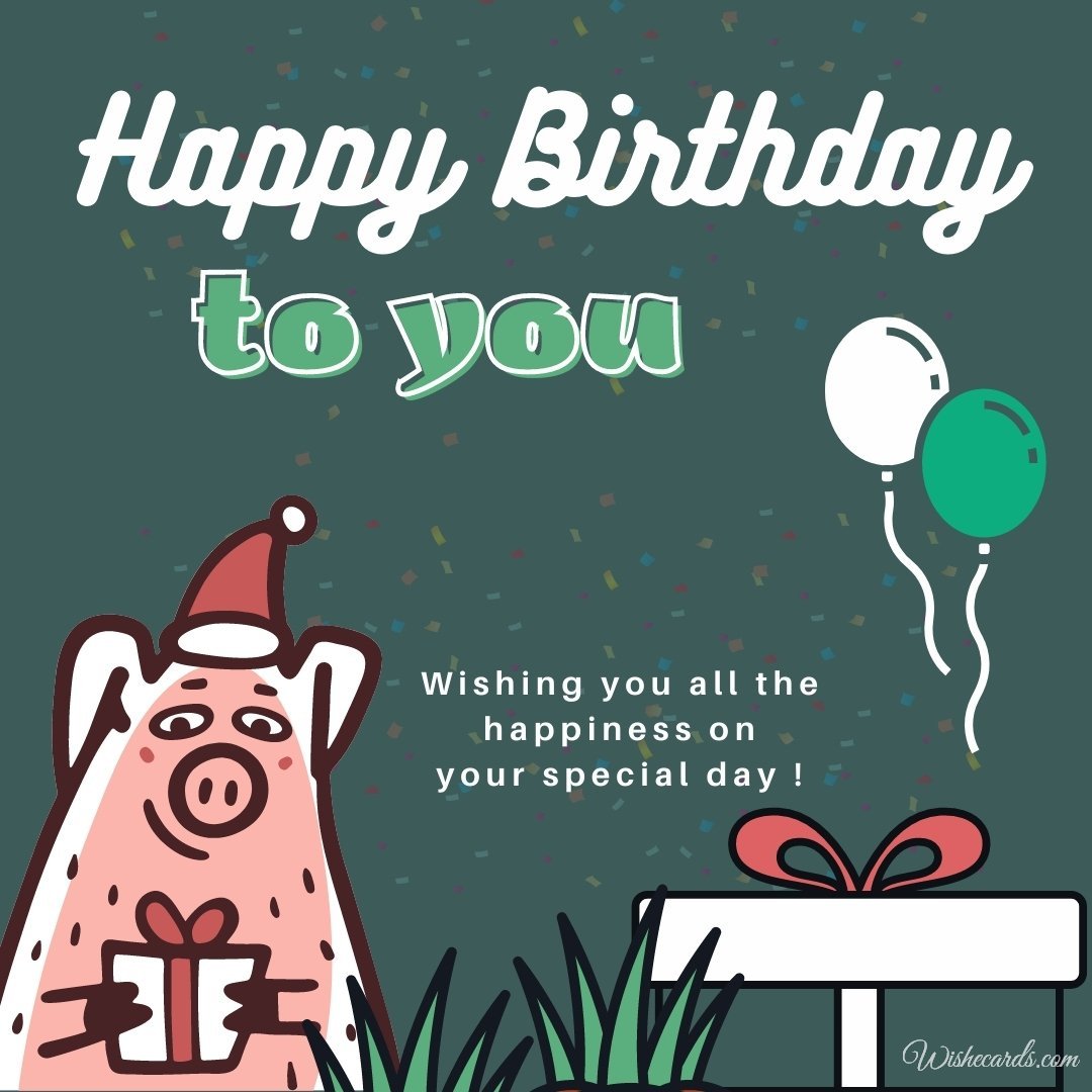 Happy Birthday Wish E-card