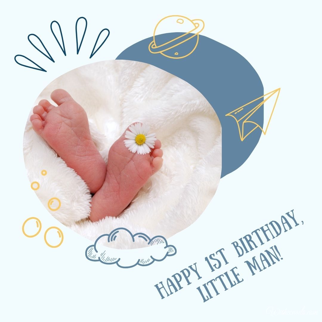 Happy First Birthday Little Man