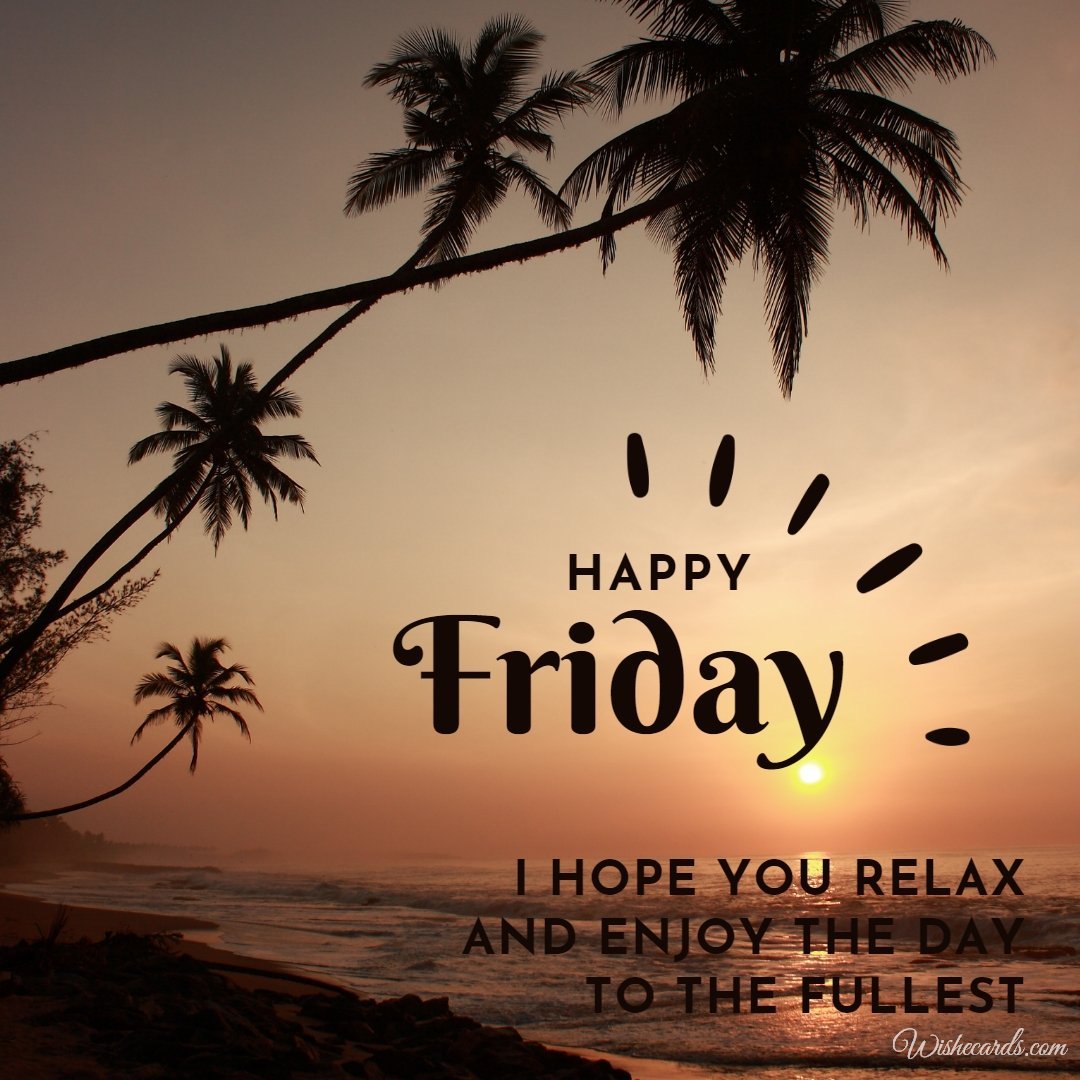 Happy Friday Beautiful Image With Text