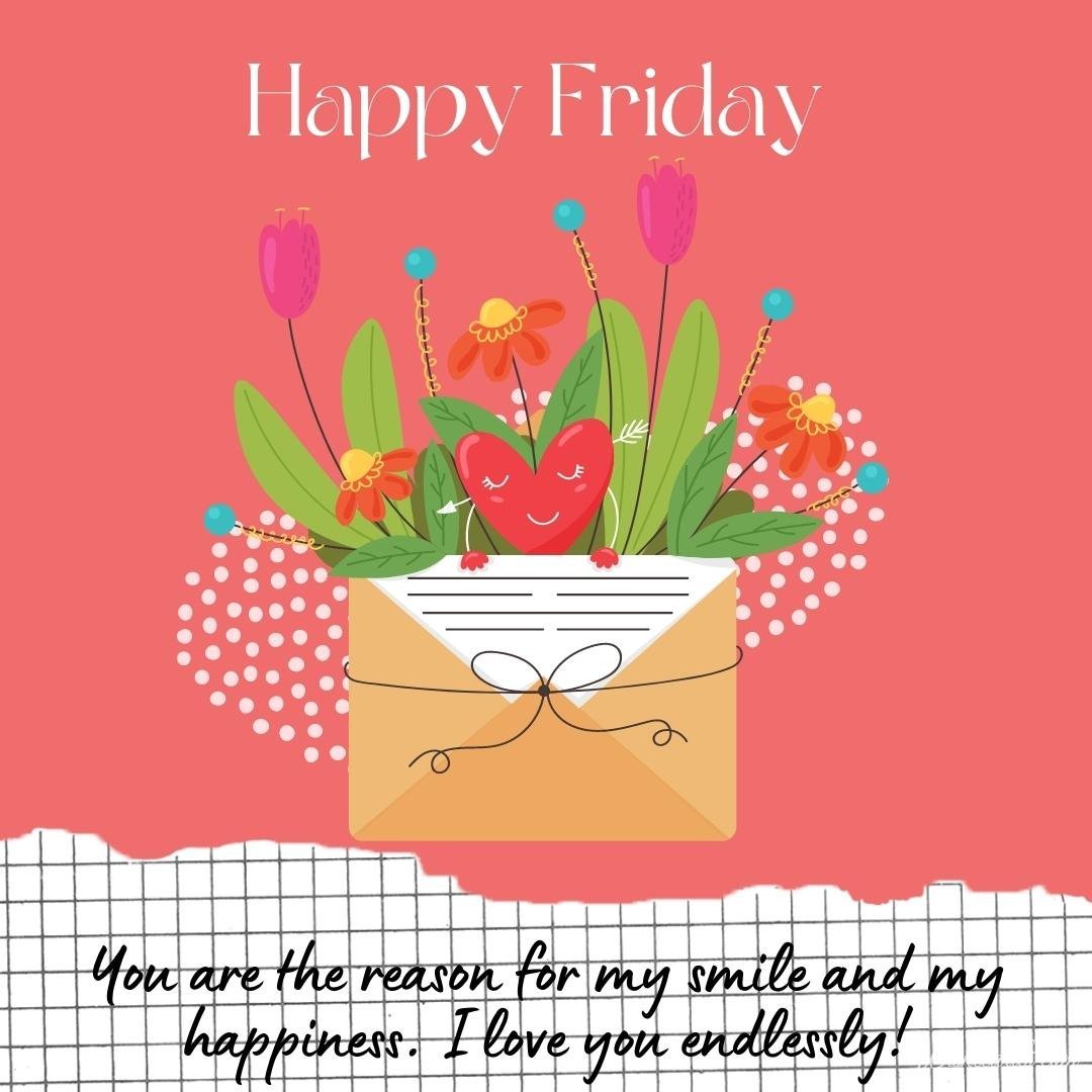 Happy Friday Romantic Image With Text