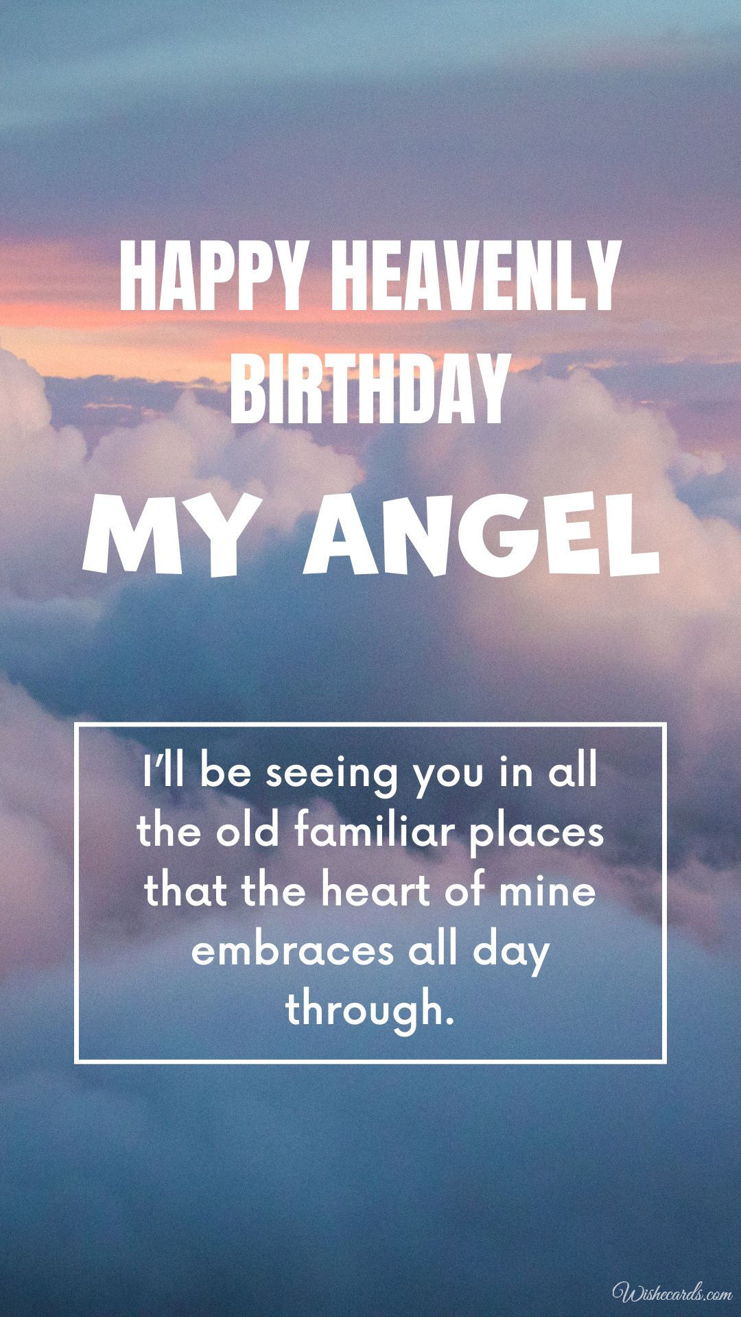 Happy Heavenly Birthday Angel
