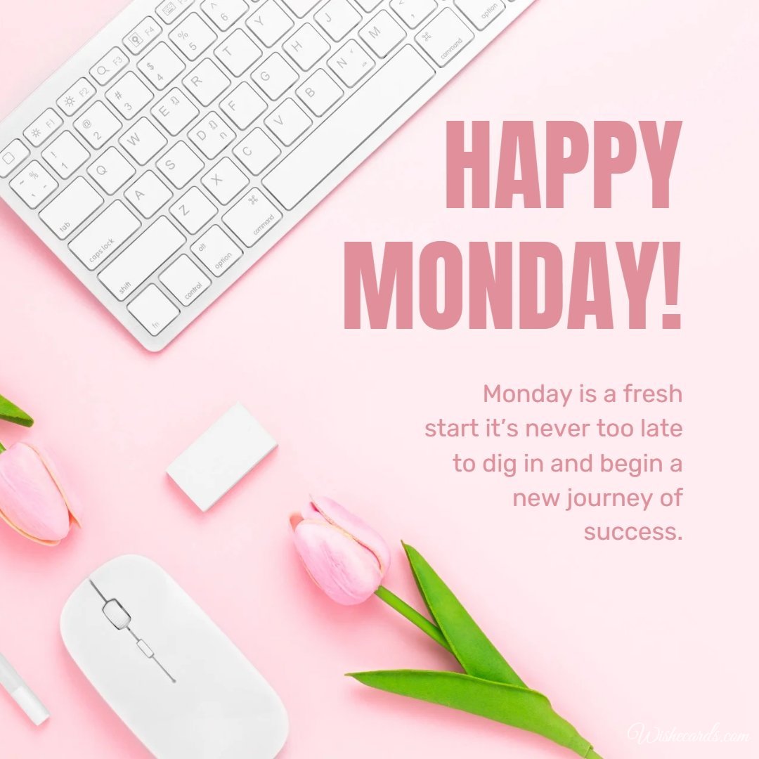Happy Monday Beautiful Image With Text