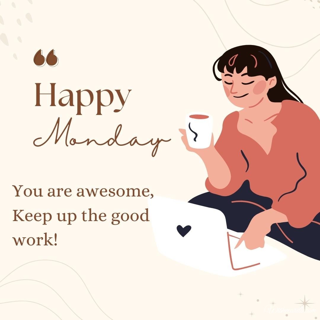 Happy Monday Card for Her