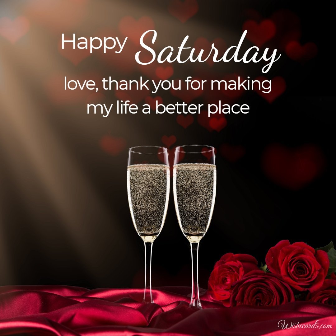Happy Saturday Virtual Romantic Picture