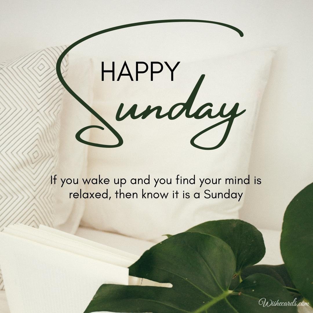 Happy Sunday Image with Text