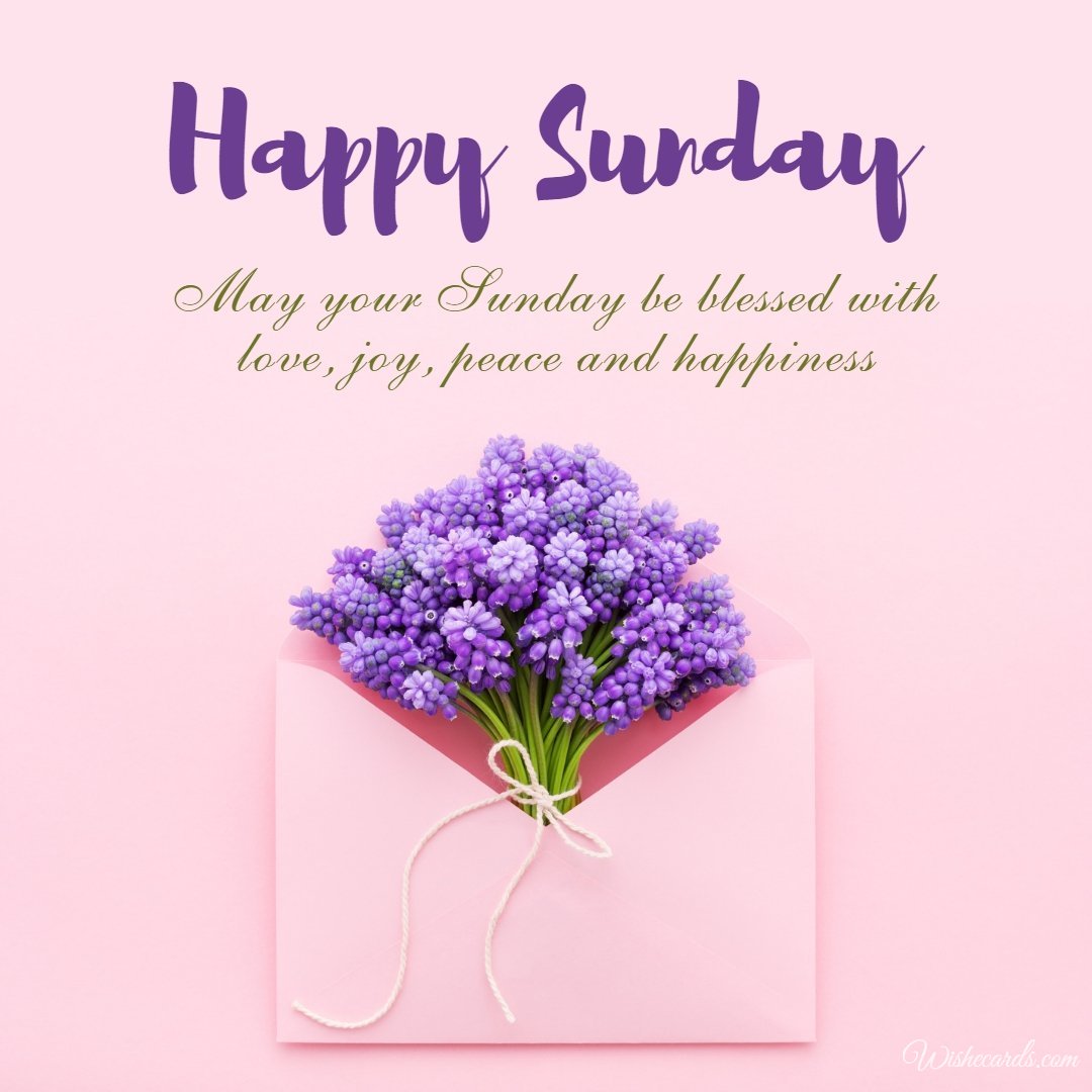 Happy Sunday Picture with Text