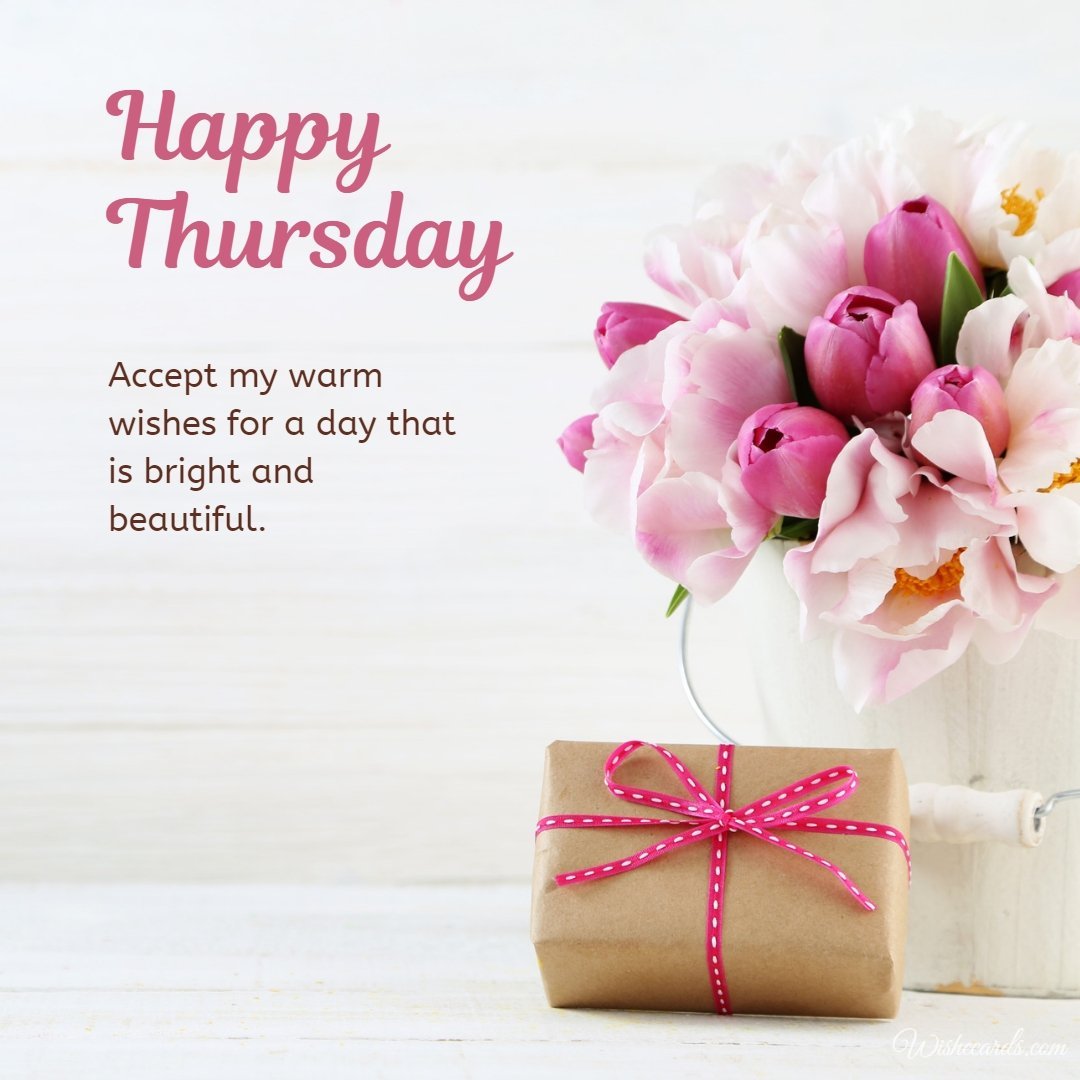 Happy Thursday Cool Ecard with Text