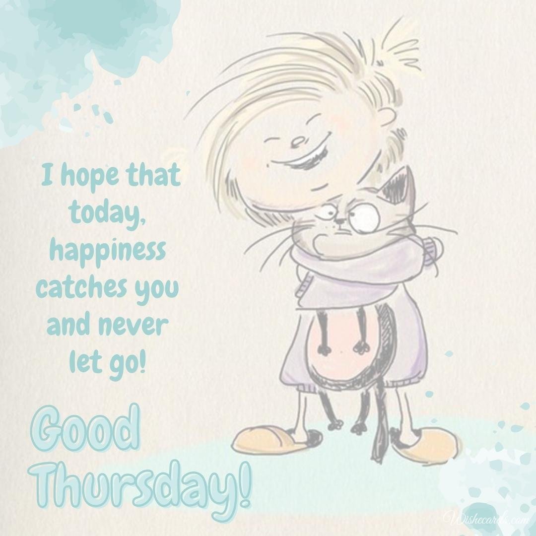 Happy Thursday Cool Greeting Ecard