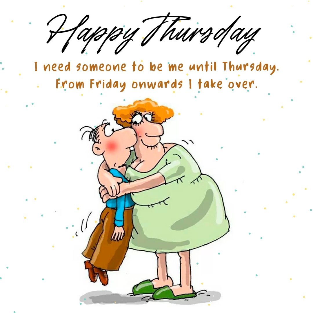 Happy Thursday Funny Virtual Image