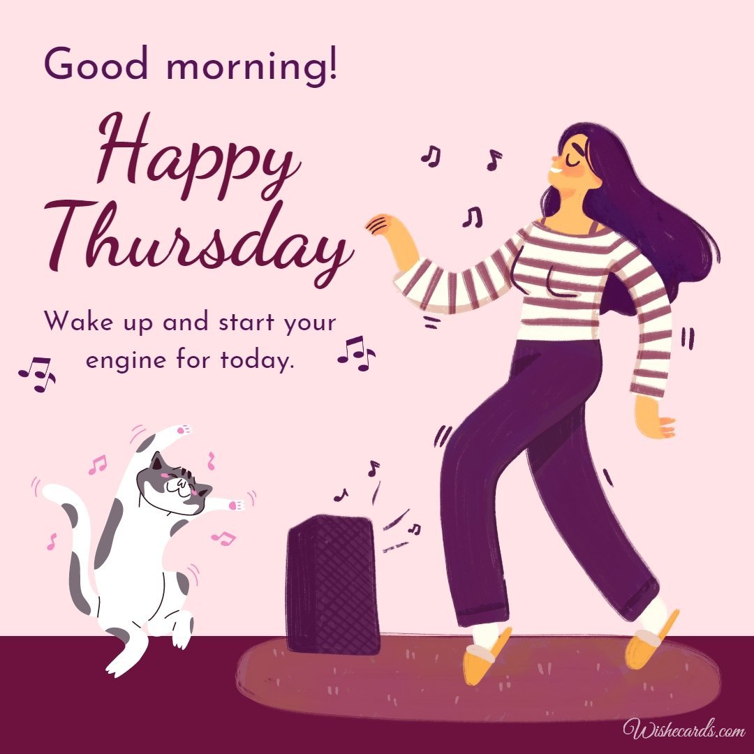 Happy Thursday Funny Wishes Card