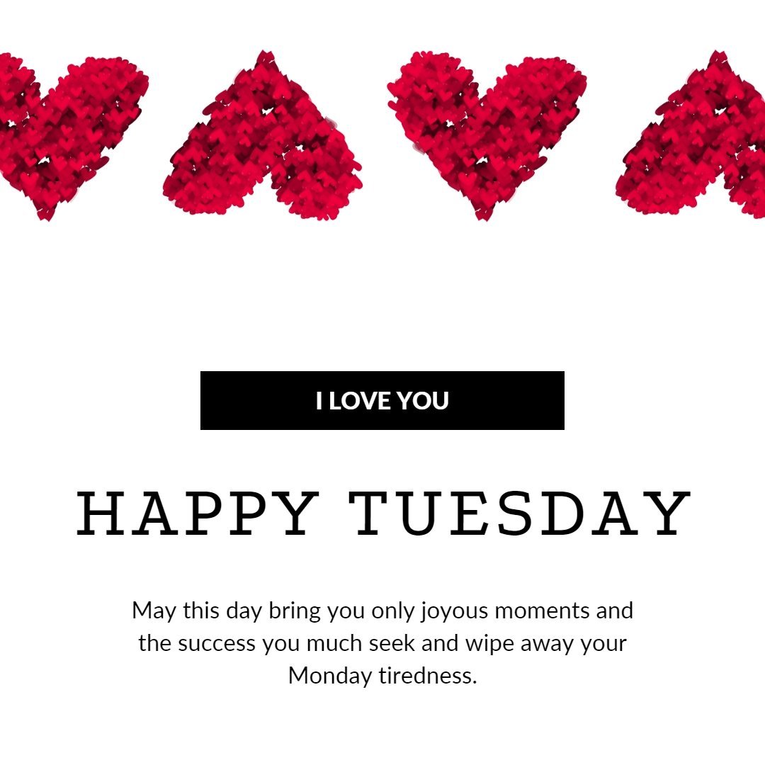 Happy Tuesday Romantic Greeting Ecard