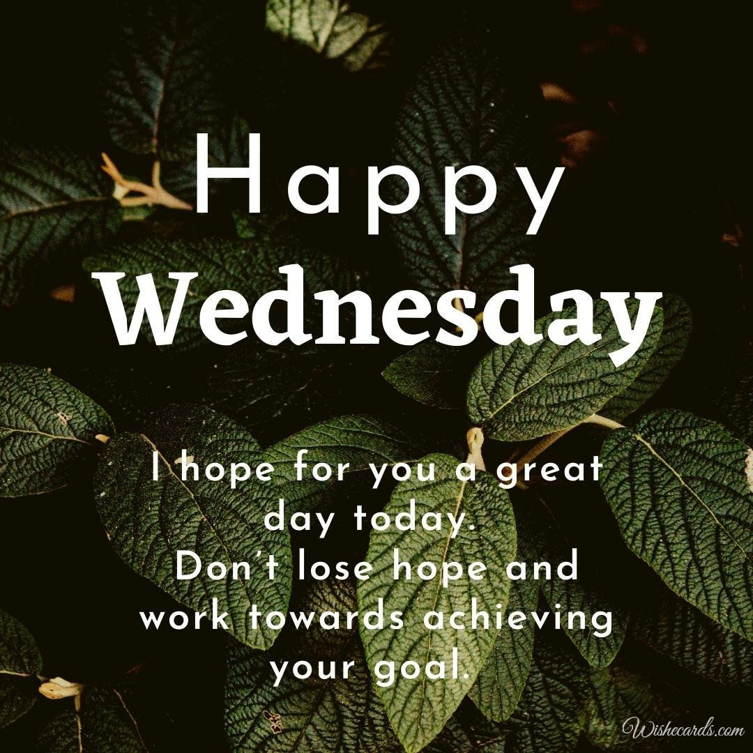 Happy Wednesday Cool Image with Text