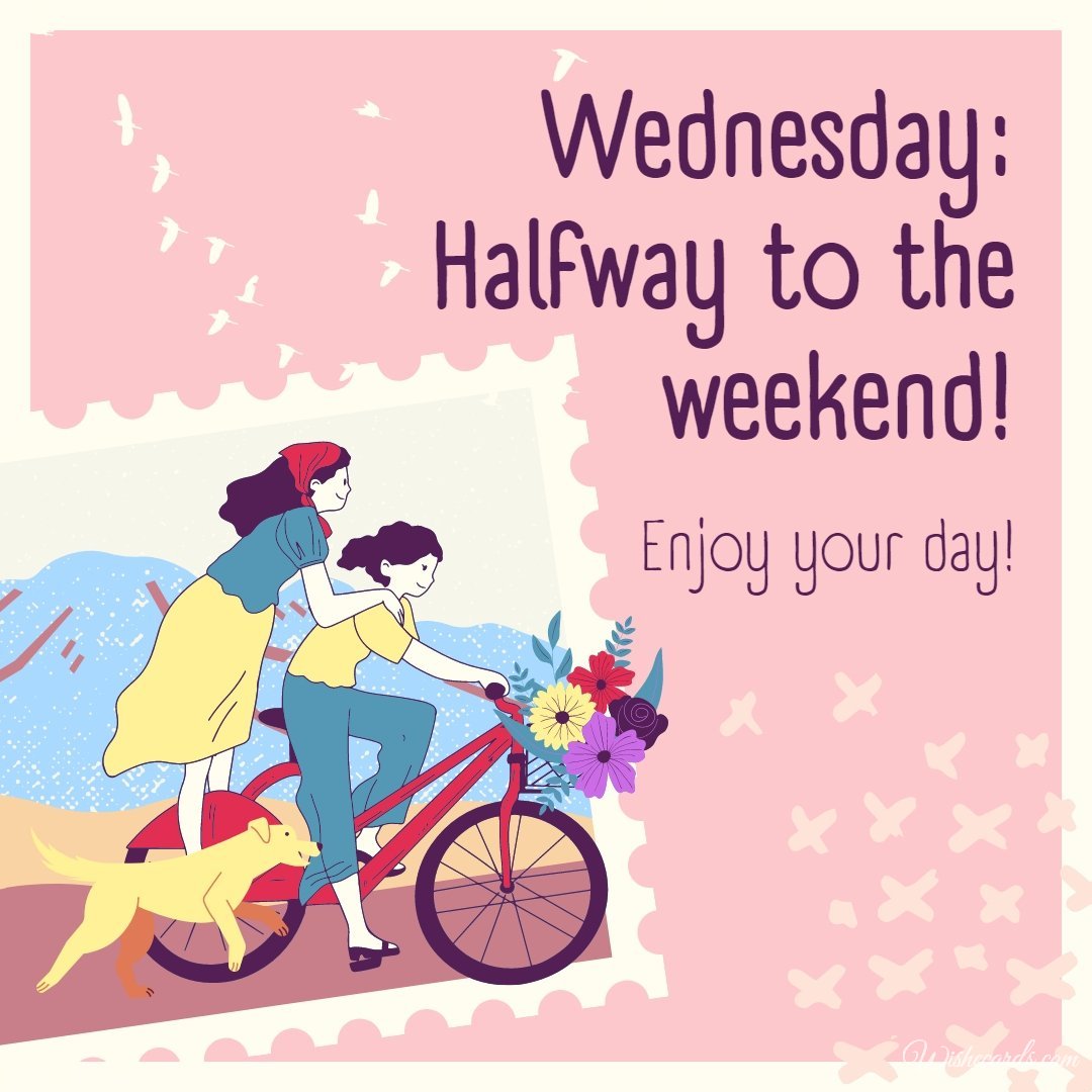 Happy Wednesday Funny Greeting Card
