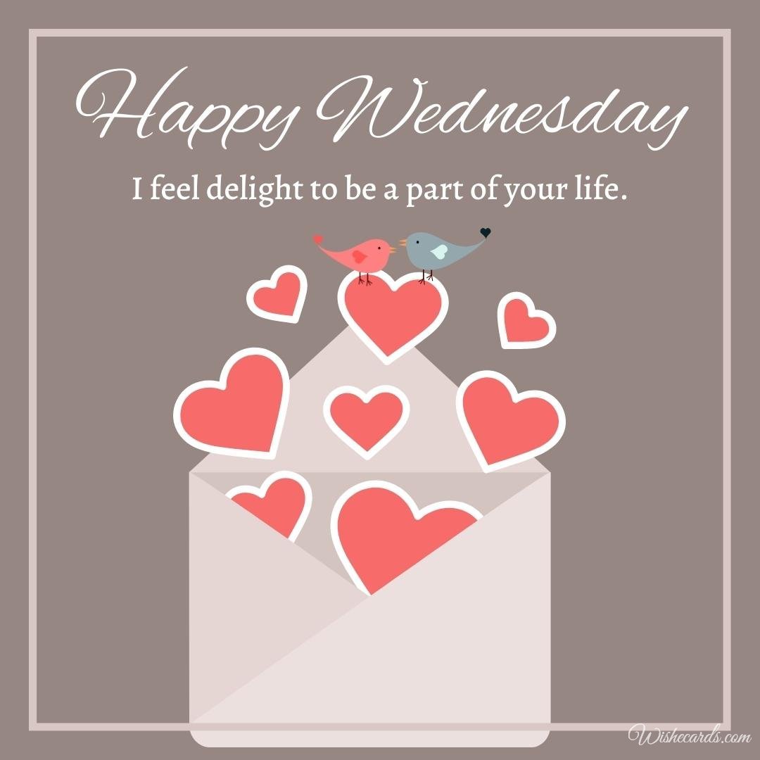 Happy Wednesday Virtual Romantic Picture