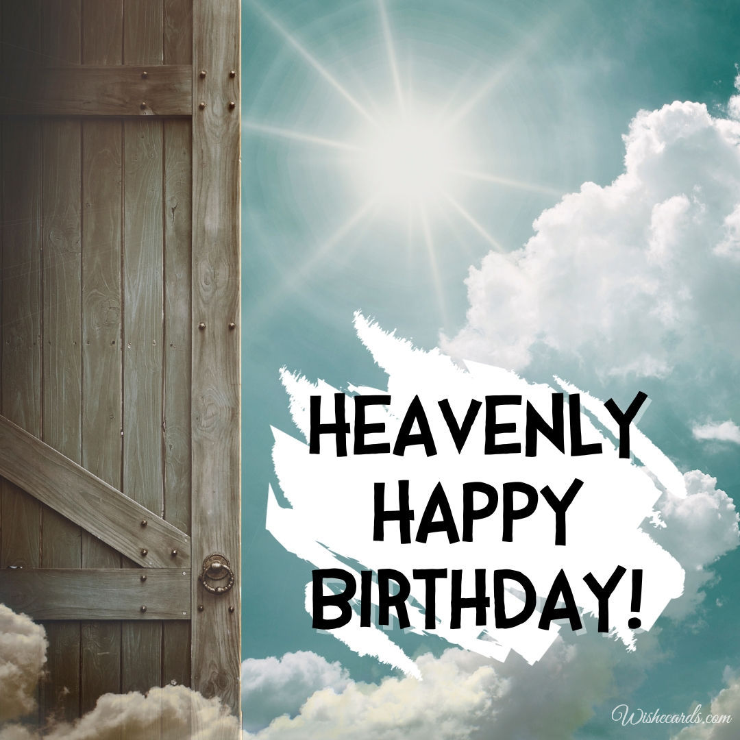 Heavenly Happy Birthday Image
