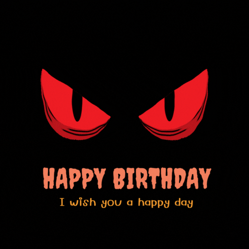 Horror Movie Birthday Card