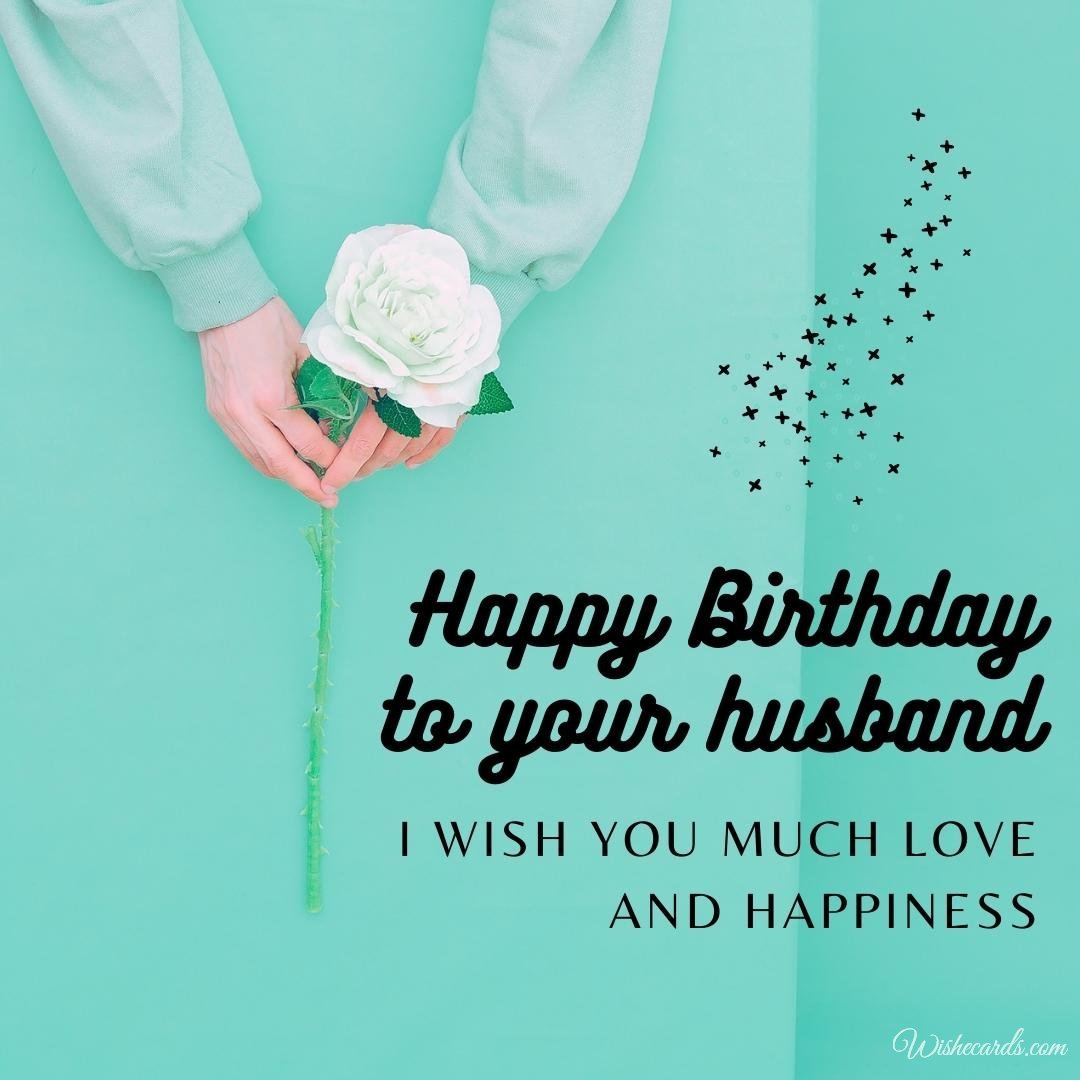 Husband Birthday Card For Girlfriend