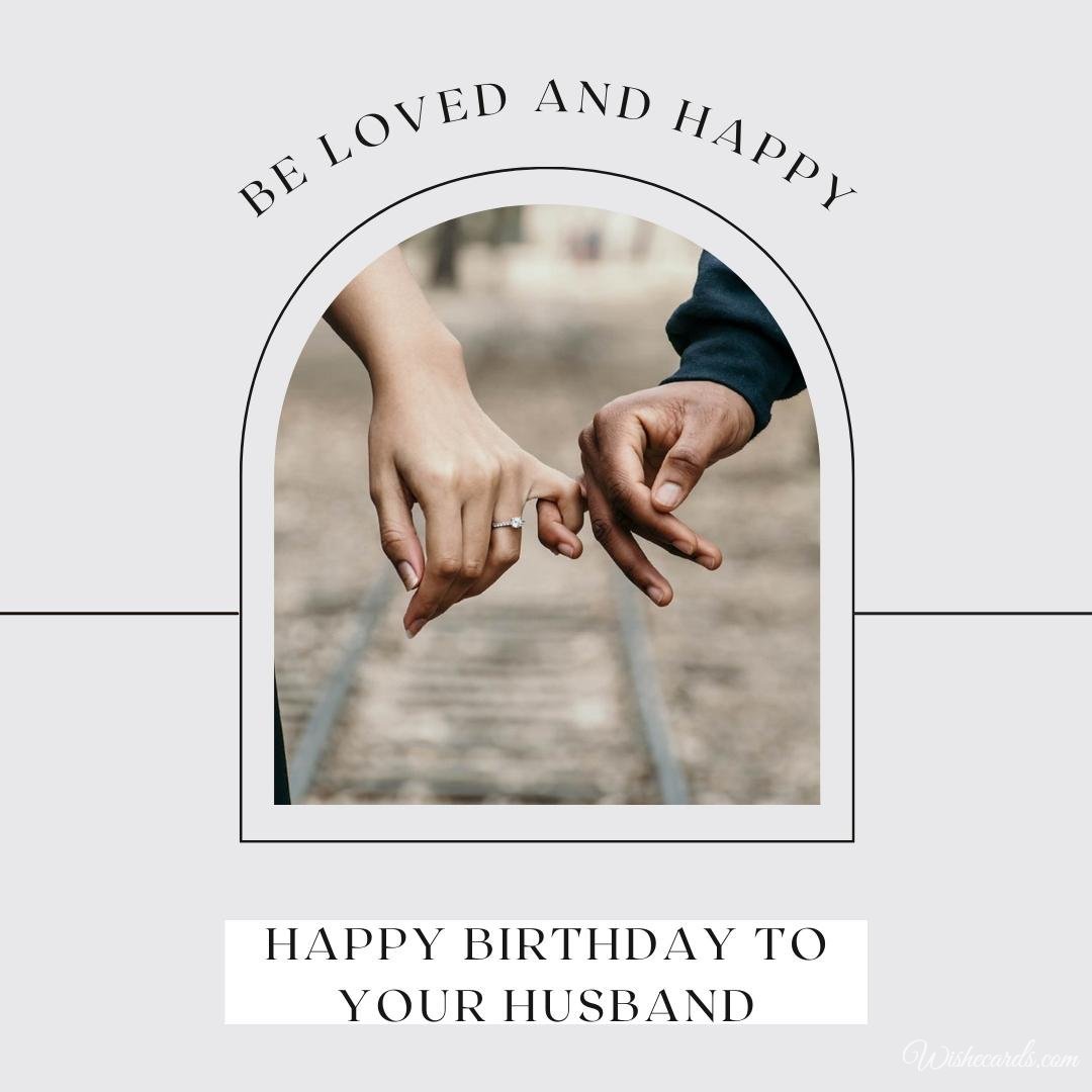 Husband Happy Birthday Card For Girlfriend