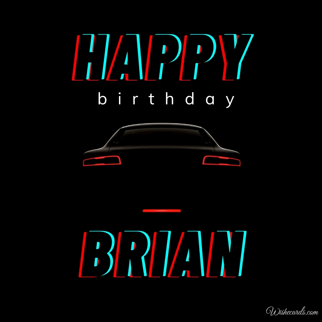 Image Happy Birthday Brian