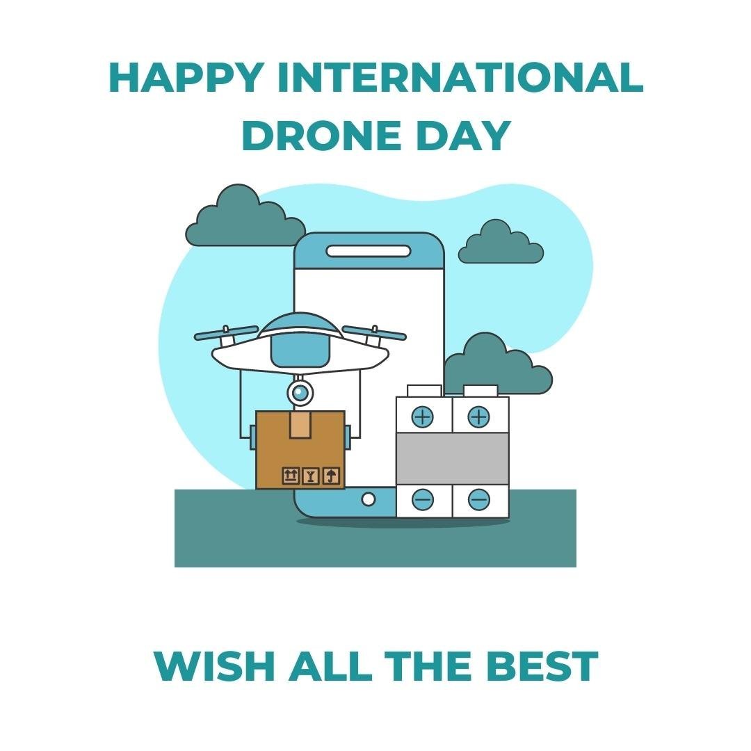 Inspiring International Drone Day Card