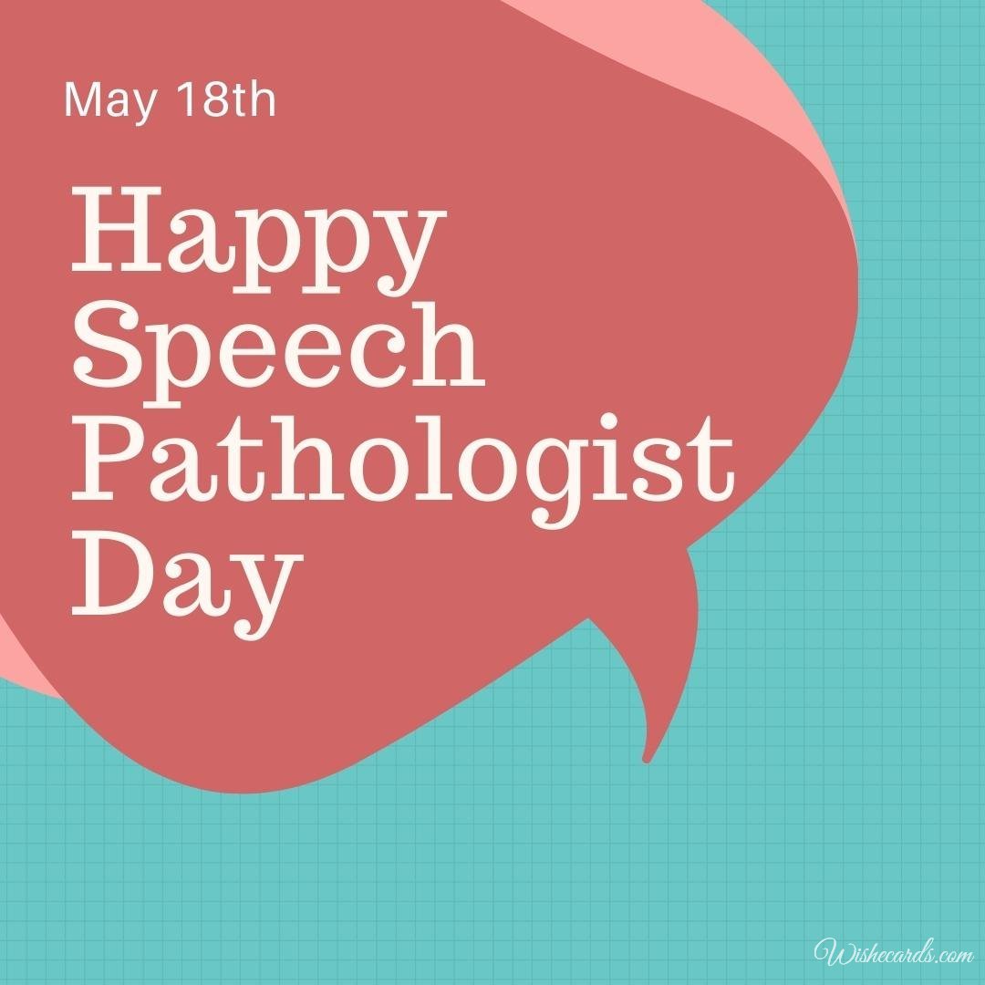Inspiring National Speech Pathologist Day Card