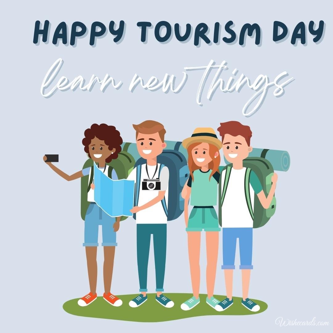 Inspiring National Tourism Day Card