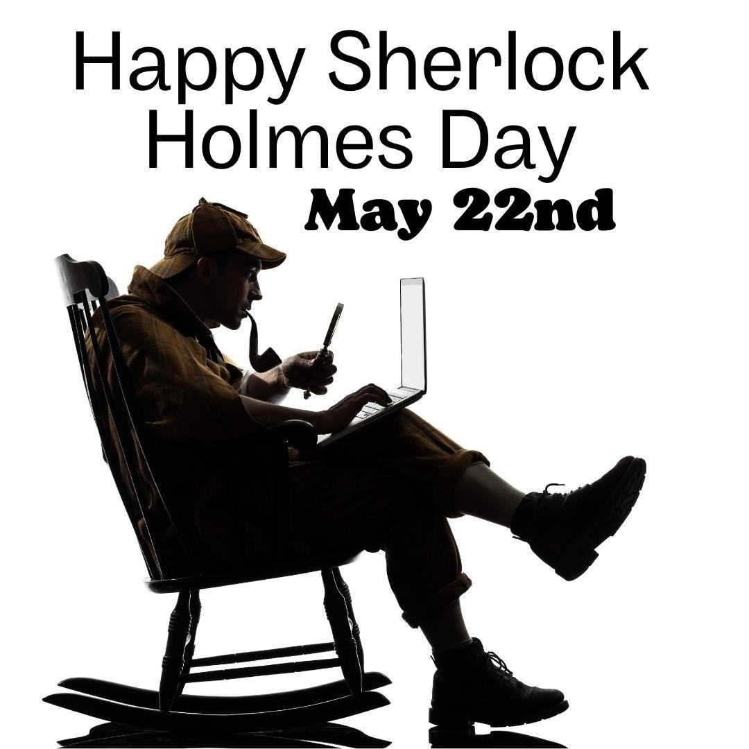 Inspiring Sherlock Holmes Day Card