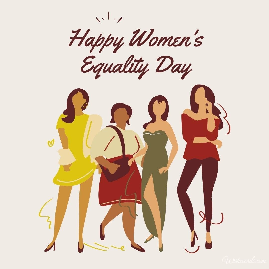 Inspiring Women`s Equality Day Card