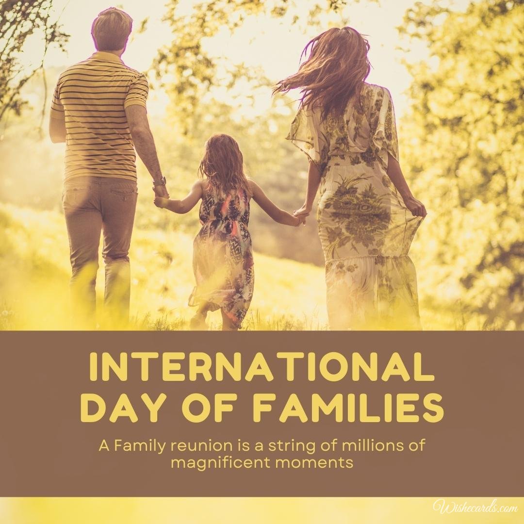 International Day Of Families Ecard