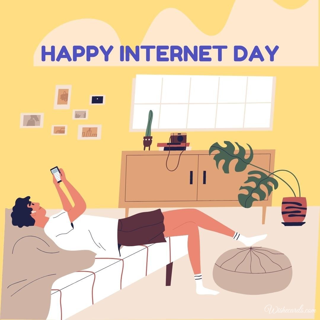 International Internet Day Card