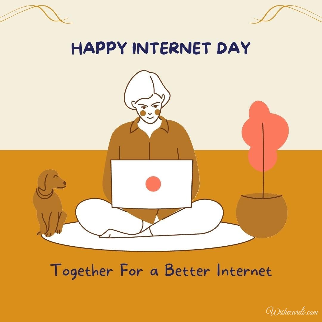 International Internet Day Picture With Text
