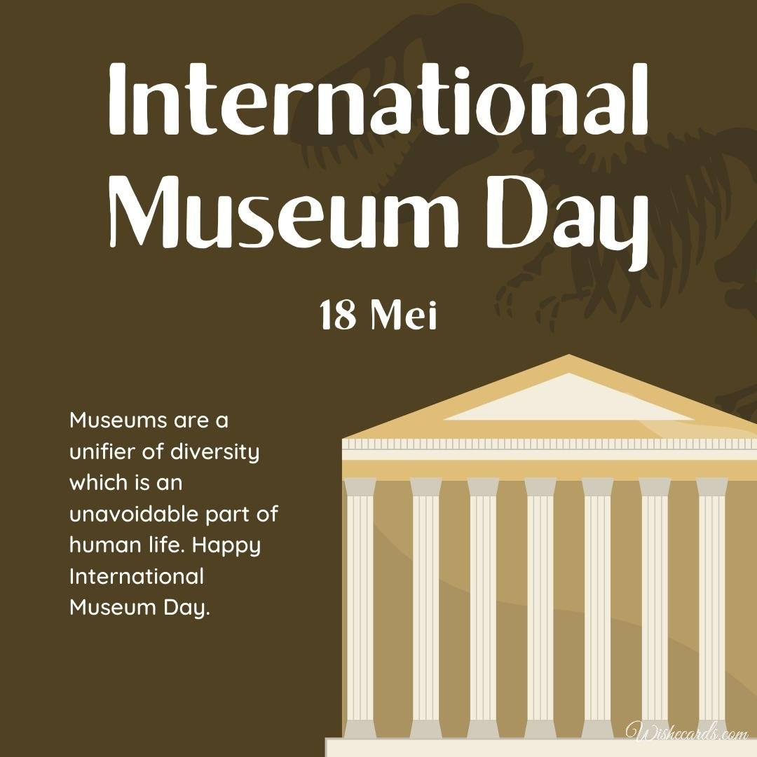International Museum Day Picture With Text