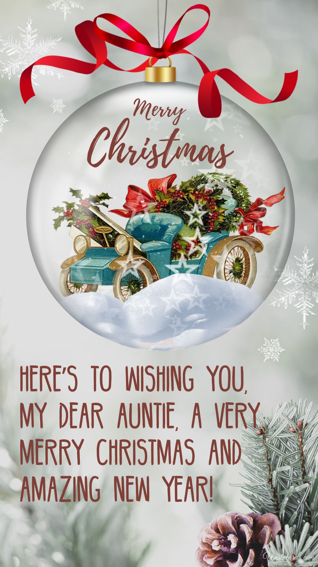 Merry Christmas Aunt Image