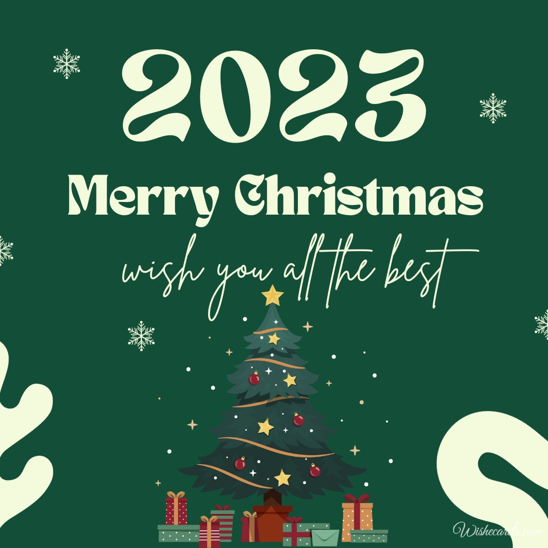 Merry Christmas Image 2023