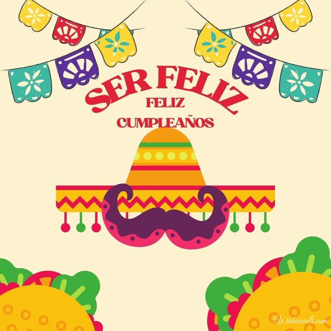 Mexican Funny Birthday Ecard
