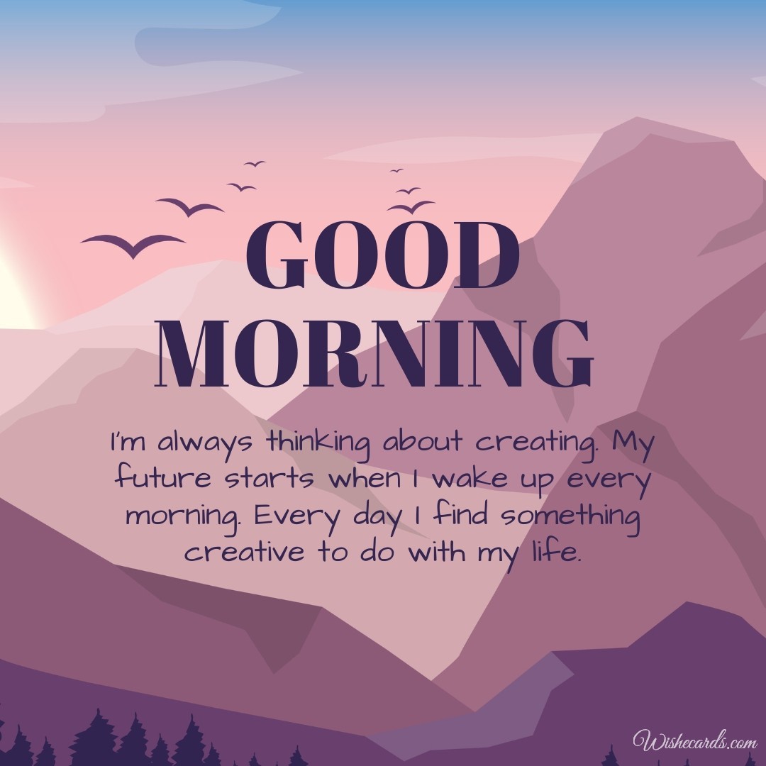 Motivational Morning Wish Image