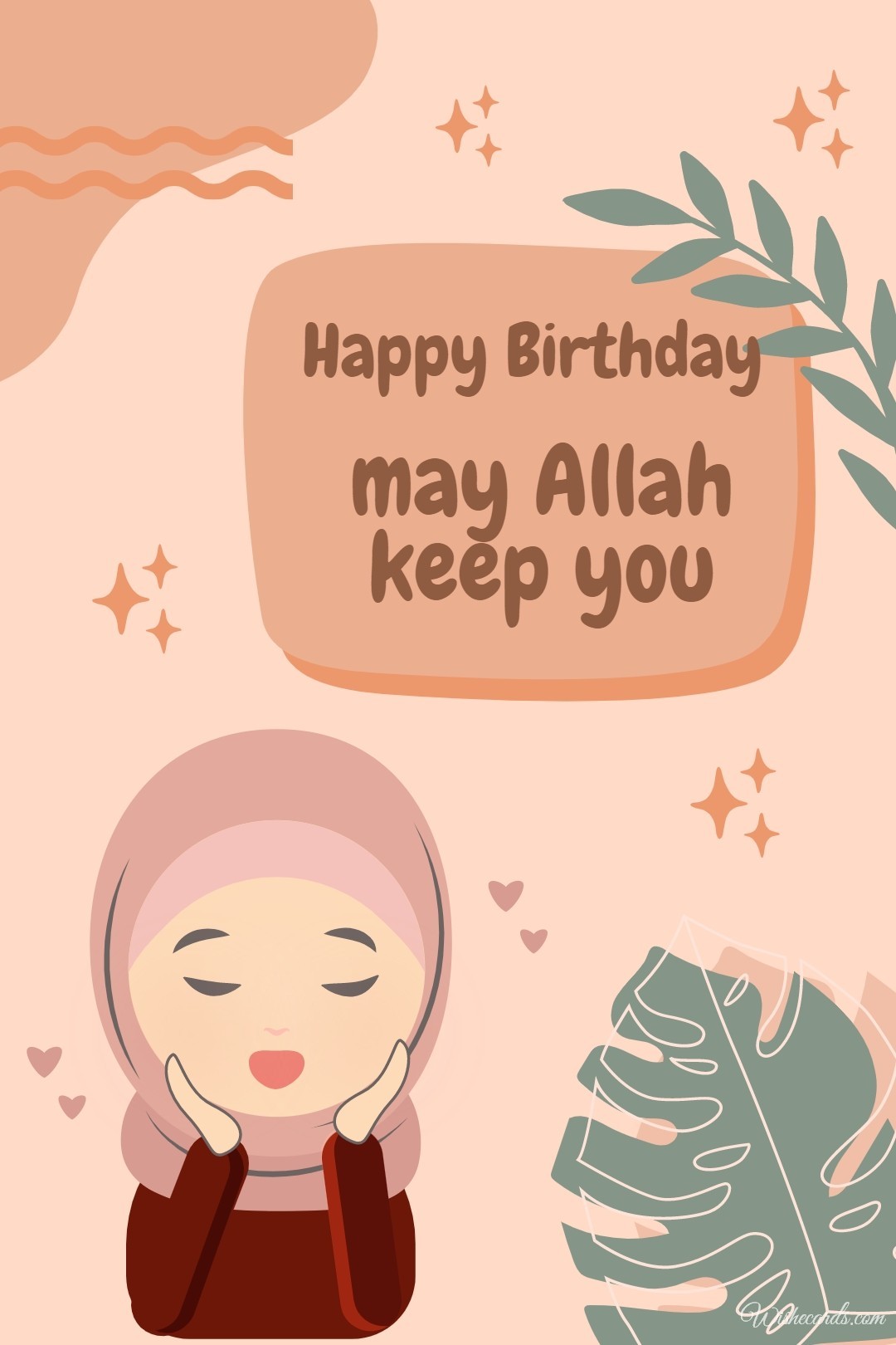 Muslim Happy Birthday Ecard For Her